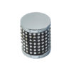 Frelan Hardware Cylindrical Cabinet Knob (20mm x 25mm), Polished Chrome With Swarovski Crystal