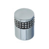 Frelan Hardware Cylindrical Cabinet Knob (20mm x 25mm), Polished Chrome With Swarovski Crystal