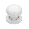Heritage Brass White Porcelain Mortice Door Knobs, Porcelain Rose (sold in pairs)
