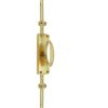Oval knob door spagnolette bolt/cremone bolt upto 2500mm POLISHED BRASS(upto 8 feet)