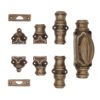 Plaine stepped espagnolette bolt/Cremone bolts upto 9 feet antique brass unlacquered
