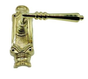 victorian lever door espagnolette bolt/cremone bolt upto 9 feet polished brass UNLACQUERED