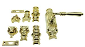 victorian lever door espagnolette bolt/cremone bolt upto 9 feet polished brass