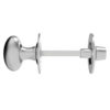 Oval Thumbturn & Release (5mm Spindle For Bathroom Lock), Satin Chrome
