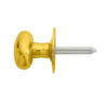 Oval Thumbturn To Operate Rack Bolt (Hardened Steel Spindle), Polished Brass