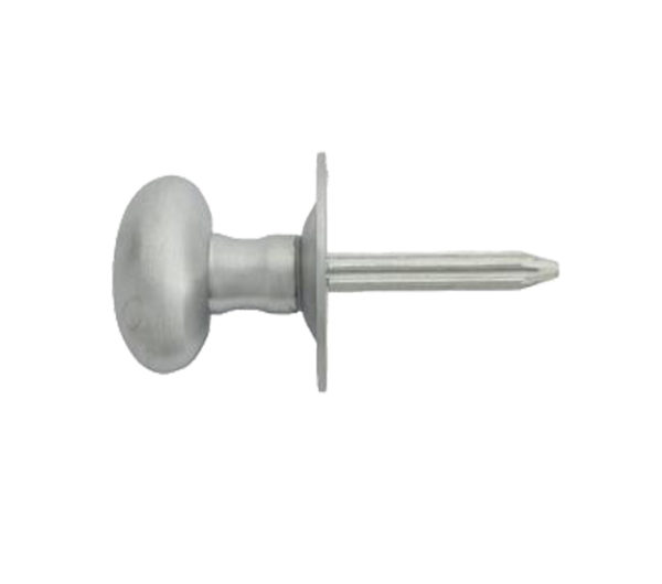 Oval Thumbturn To Operate Rack Bolt (Hardened Steel Spindle), Satin Chrome