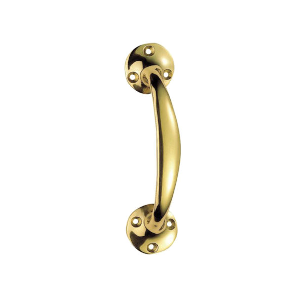 Bow Handle (151mm Length), Polished Brass