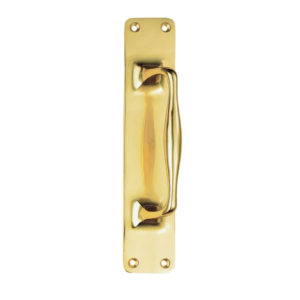 Cast Pull Handle (297mm x 60mm), Polished Brass