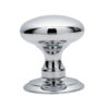 Ice Large Concealed Fix Mortice Door Knob, Polished Chrome (sold in pairs)