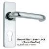 Round Bar Lever Lock (Euro Profile) -150 x 40mm