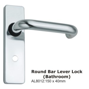 Round Bar Lever Lock (Bathroom) -150 x 40mm