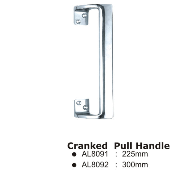 Cranked Pull Handle -225mm