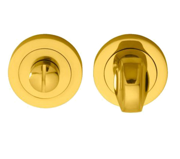 Manital Architectural Concealed Fix Turn & Release, Polished Brass