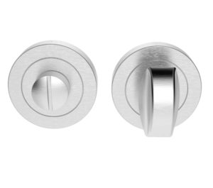 Manital Architectural Concealed Fix Turn & Release, Satin Chrome