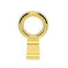 Architectural Quality Cylinder Latch Pull, Polished Brass