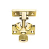 Architectural Quality Brighton Sash Fastener (60mm x 23mm), Polished Brass
