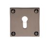 Heritage Brass Standard Square Slim Key Escutcheon, Matt Bronze