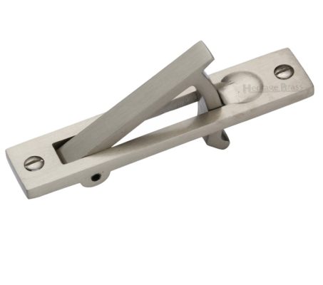 Heritage Brass Pocket Door Edge Pull, Satin Nickel (sold in singles)