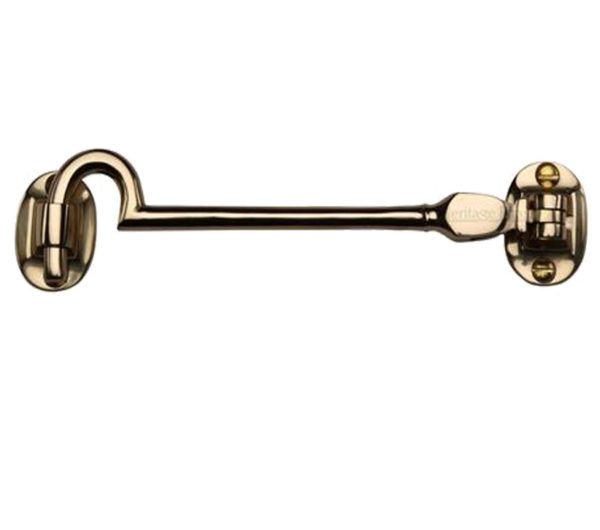 Heritage Brass Cabin Hook (4" OR 6"), Polished Brass