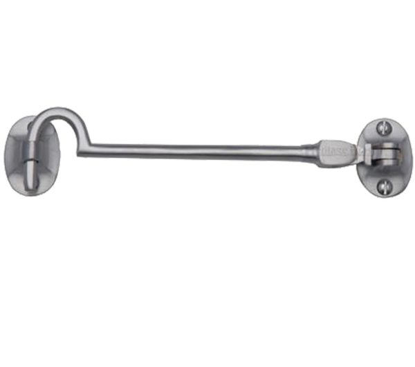 Heritage Brass Cabin Hook (4" OR 6"), Satin Chrome