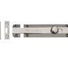 Heritage Brass Flat Surface Door Bolt (4", 6" OR 8" Length), Polished Nickel