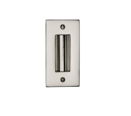 Heritage Brass Flush Pull Handle (102mm OR 152mm), Polished Nickel
