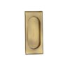 Heritage Brass Flush Pull Handle (105mm), Antique Brass