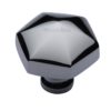 Heritage Brass Octagonal Cabinet Knob, Polished Chrome