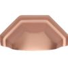 Heritage Brass Cabinet Drawer Pull Handle (89mm C/C), Satin Rose Gold