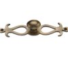 Heritage Brass Oval Cabinet Knob On Backplate, Antique Brass