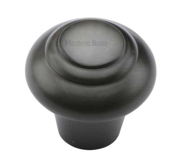 Heritage Brass Round Bead Design Cabinet Knob (32mm OR 38mm), Matt Bronze