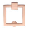 Heritage Brass Square Drop Cabinet Pull, Satin Rose Gold