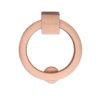 Heritage Brass Round Drop Cabinet Pull, Satin Rose Gold