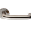 Eurospec Return To Door Stainless Steel Door Handles - Polished OR Satin Stainless Steel (sold in pairs)