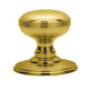 Delamain Ringed Concealed Fix Mortice Door Knob, Polished Brass (sold in pairs)