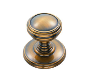 Fingertip Delamain Plain Cupboard Knob (26mm, 31mm OR 37.5mm), Florentine Bronze