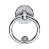 Architectural Ring Door Knocker -134x78mm Satin Chrome