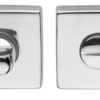 DND Square Turn & Release, Polished Chrome Or Satin Chrome