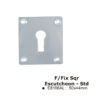 Face Fix Square Escutcheon - Standard -50x44mm