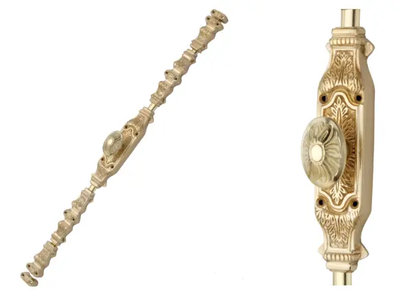 Floral Espagnolette Bolt Or Cremone Bolt -: Upto 9' - Image 2