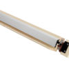 Eurospec Intumescent Surface 37dB Drop Down Seal (Various Lengths), Satin Anodised Aluminium