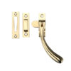 Zoo Hardware Fulton & Bray Offset Casement Fastener, Polished Brass