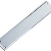 Zoo Hardware Fulton & Bray Stepped Finger Plate (382mm x 65mm), Polished Chrome