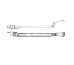 Zoo Hardware Fulton & Bray Spoon End Casement Stay (8", 10" OR 12"), Satin Chrome