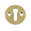 Zoo Hardware Fulton & Bray Standard Profile Victorian Escutcheon, Polished Brass