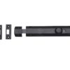 M Marcus Surface Door Bolt (152mm OR 203mm), Smooth Black Iron