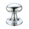 Zoo Hardware Fulton & Bray Oval Mortice Door Knobs, Polished Chrome (sold in pairs)