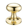 Zoo Hardware Fulton & Bray Oval Mortice Door Knobs, Polished Brass (sold in pairs)