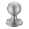 Zoo Hardware Fulton & Bray Ball Mortice Door Knobs, Satin Chrome (sold in pairs)