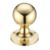 Zoo Hardware Fulton & Bray Ball Mortice Door Knobs, Polished Brass (sold in pairs)